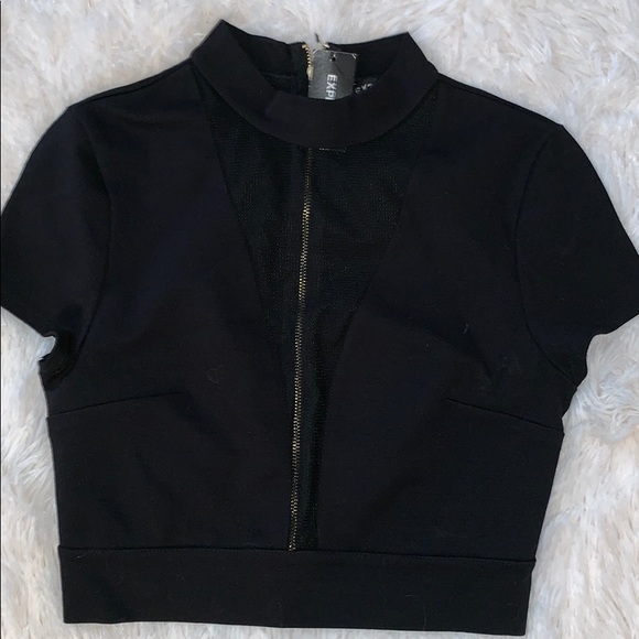 Express Crop Top Blouse - Picture 2 of 4